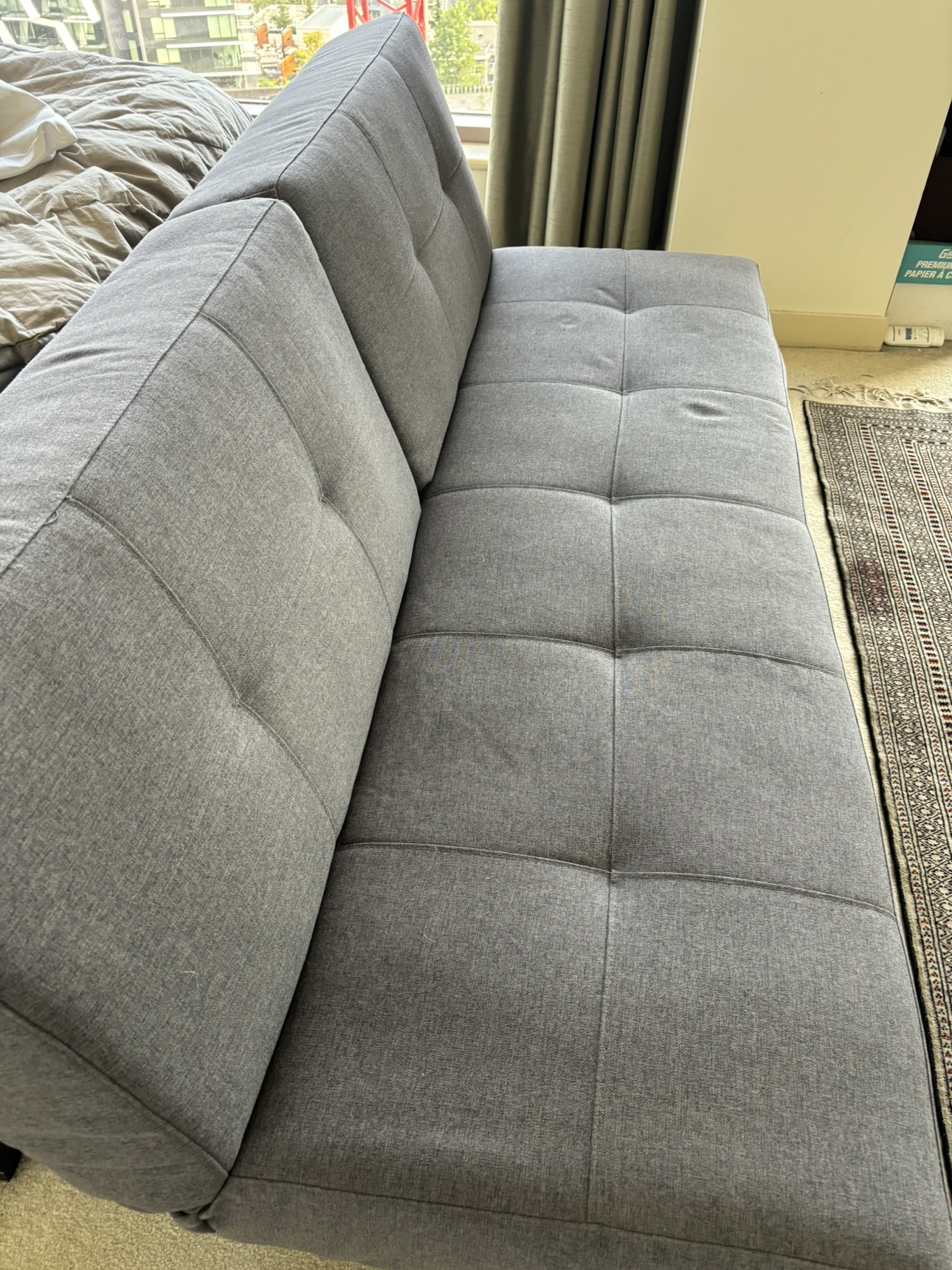 Grey sofa bed - photo 2
