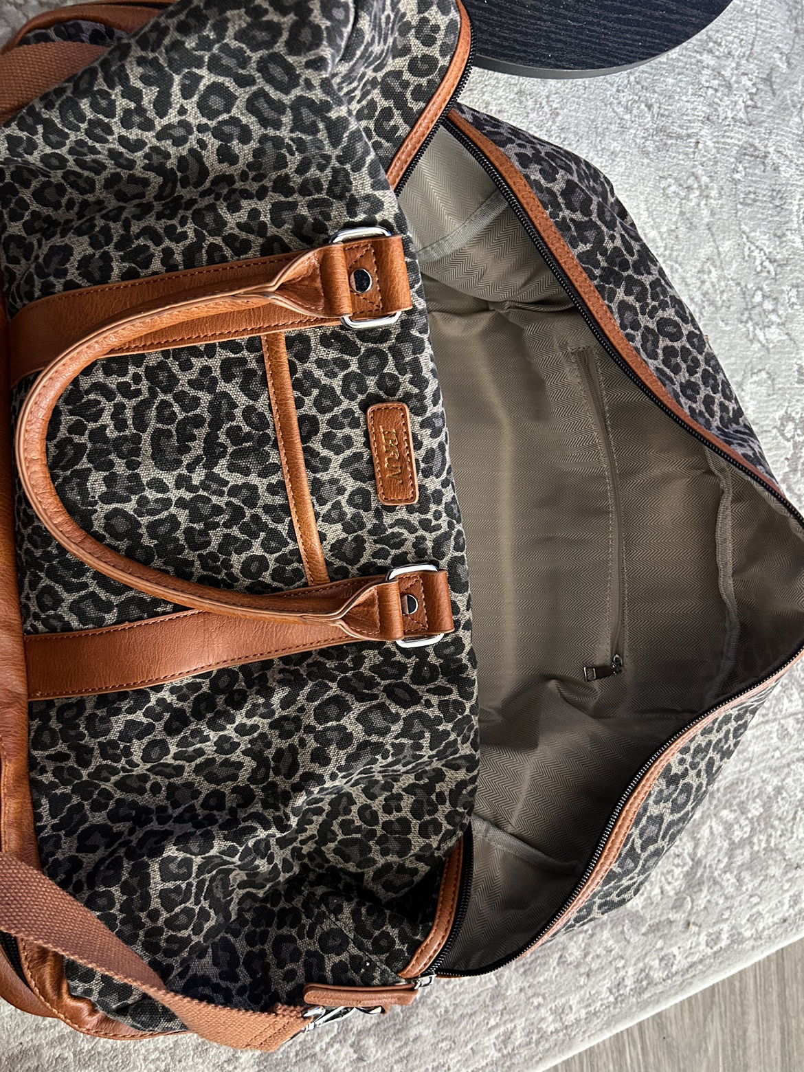 Ibfun Leopard Print Travel Bag