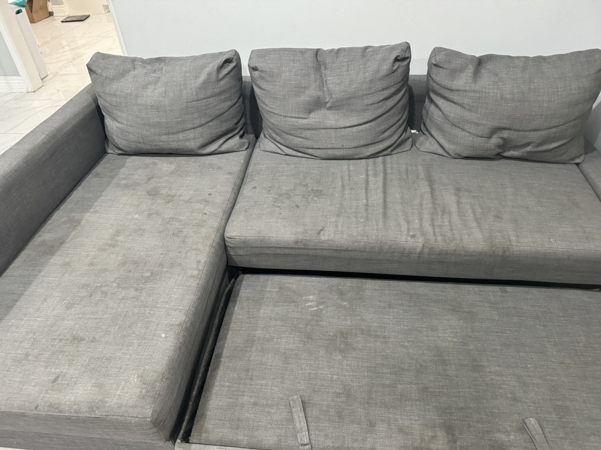 Grey Sectional Sofa Bed - photo 2