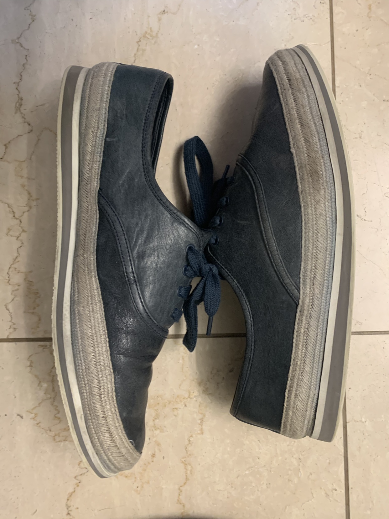 Prada Men’s Leather Espadrille Sneakers. size 9 US - photo 2