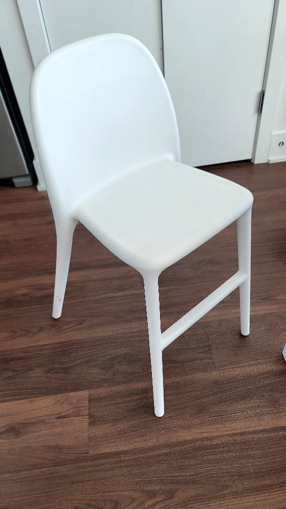 Urban White Plastic Chair for child