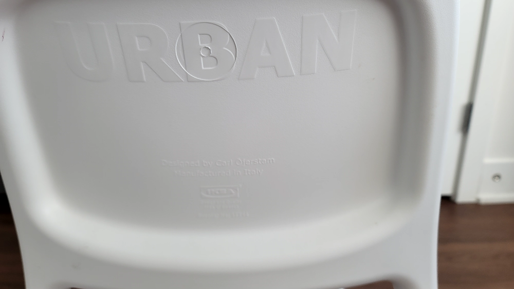Urban White Plastic Chair for child - photo 3