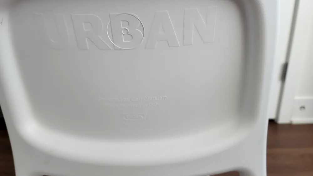 Urban White Plastic Chair for child image indicator(3)