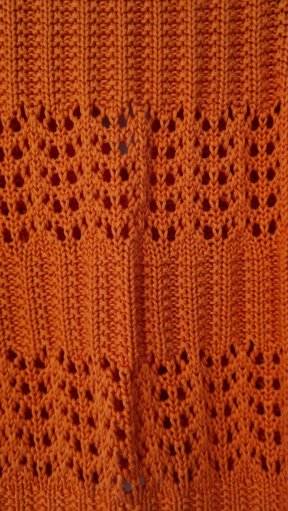 Orange Knit Cardigan - photo 5