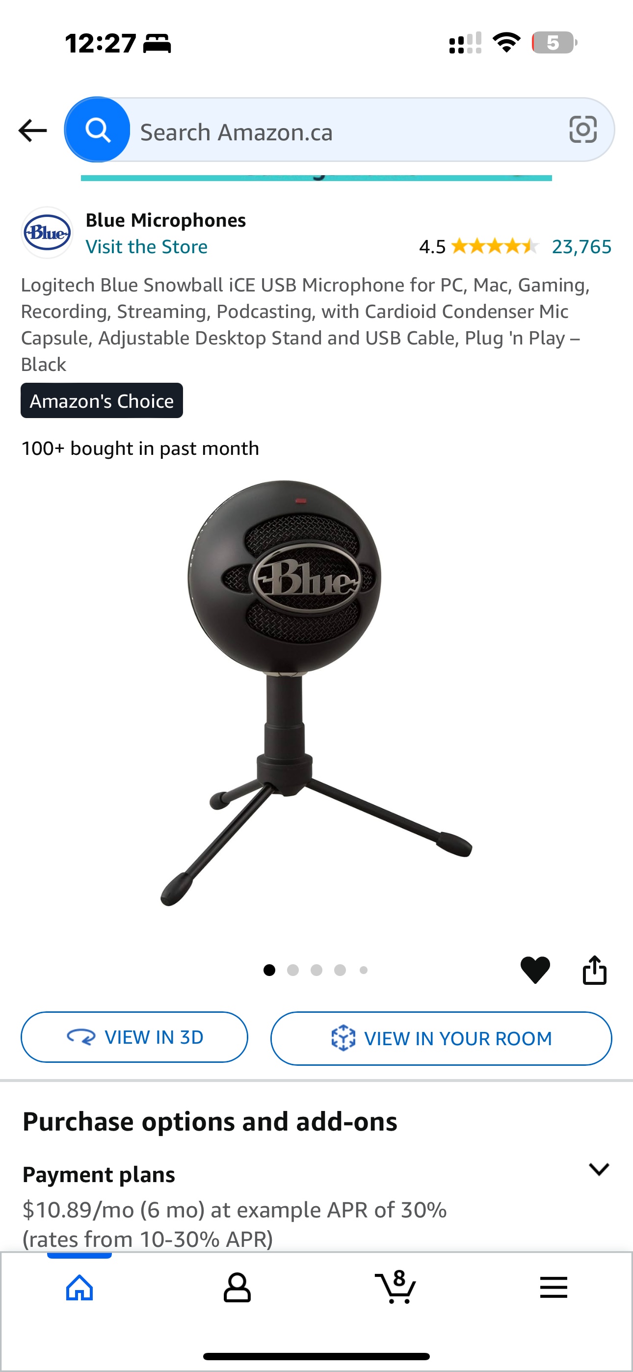 Blue Snowball iCE USB Microphone