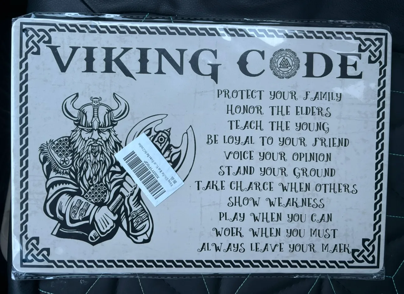 Viking Code Metal Sign thumbnail