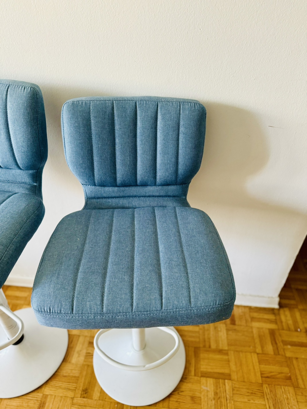 2 Bar stools with Backrest for sale