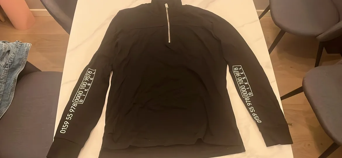 Diesel Long Sleeve Shirt sweater black men’s small thumbnail