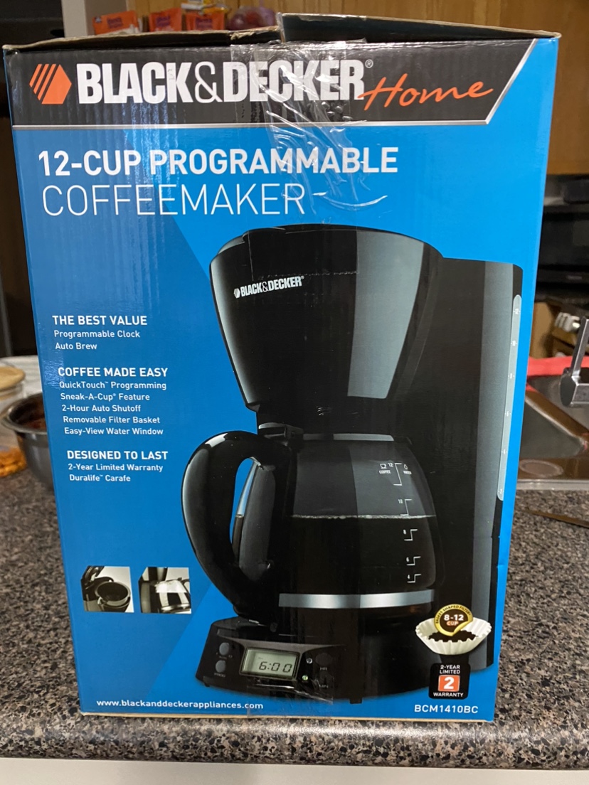 Black & Decker 12-Cup Programmable Coffeemaker