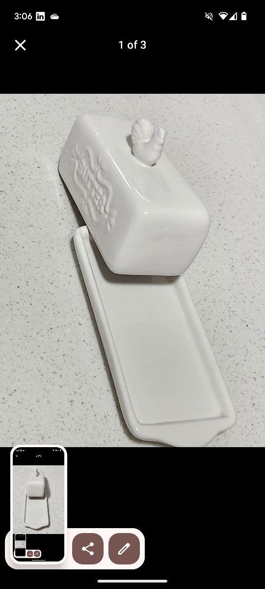 Ceramic Butter Dish - photo 3