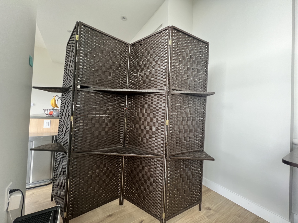 Room Divider with Shelves - photo 2