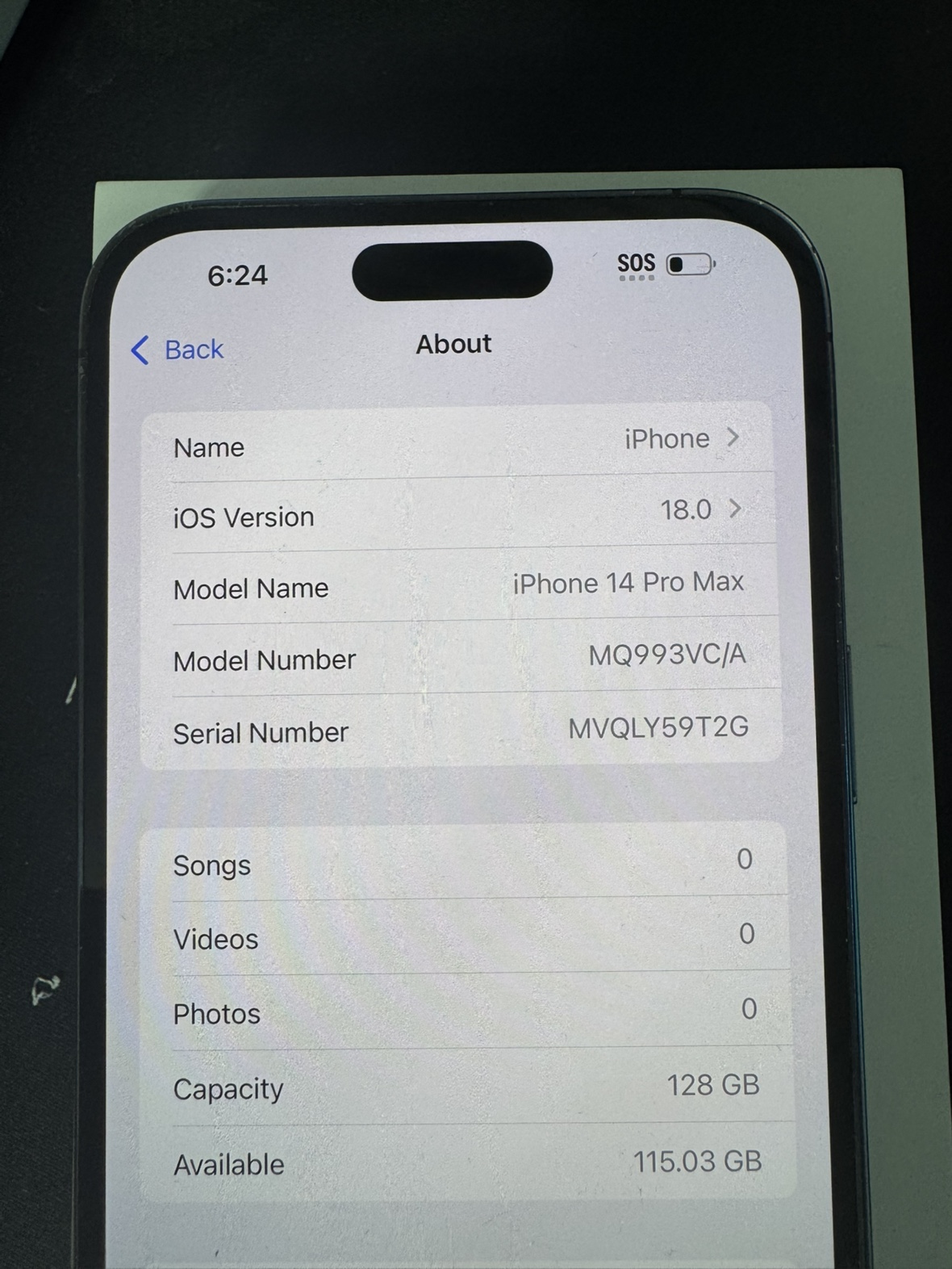 iPhone 14 Pro Max Purple - PERFECT CONDITION - photo 3