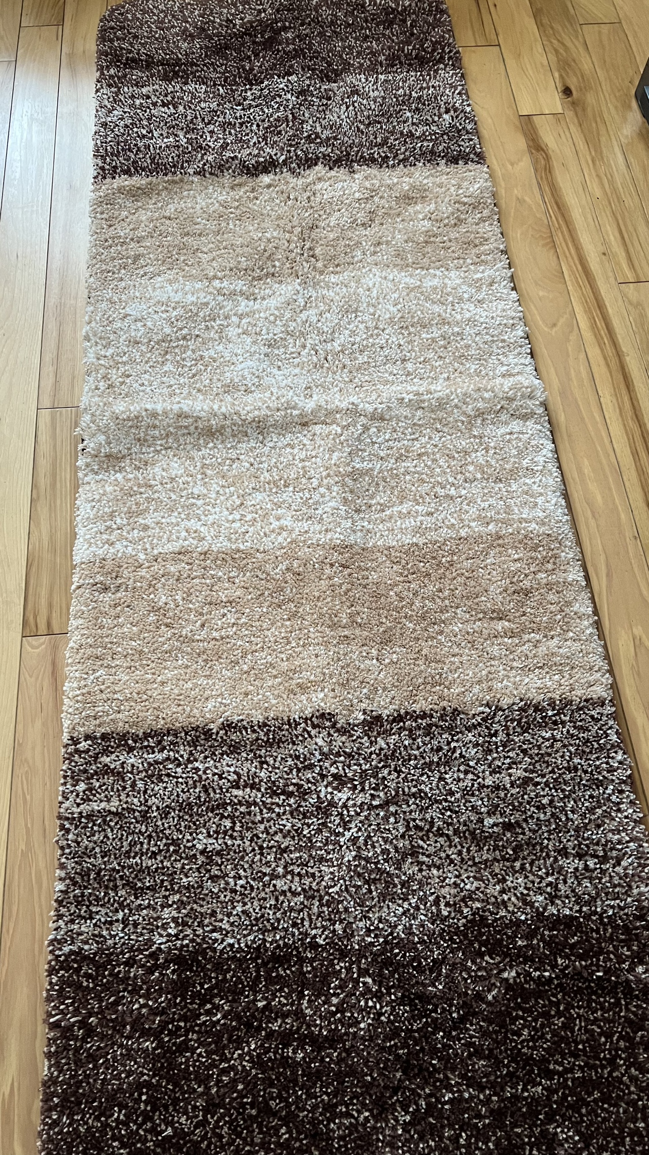 Brown and Beige soft runner Rug - photo 2