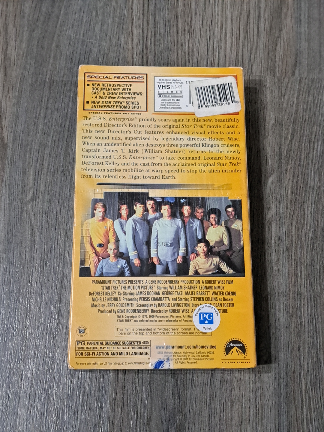 Star Trek: The Motion Picture (Director's Edition) VHS - photo 2