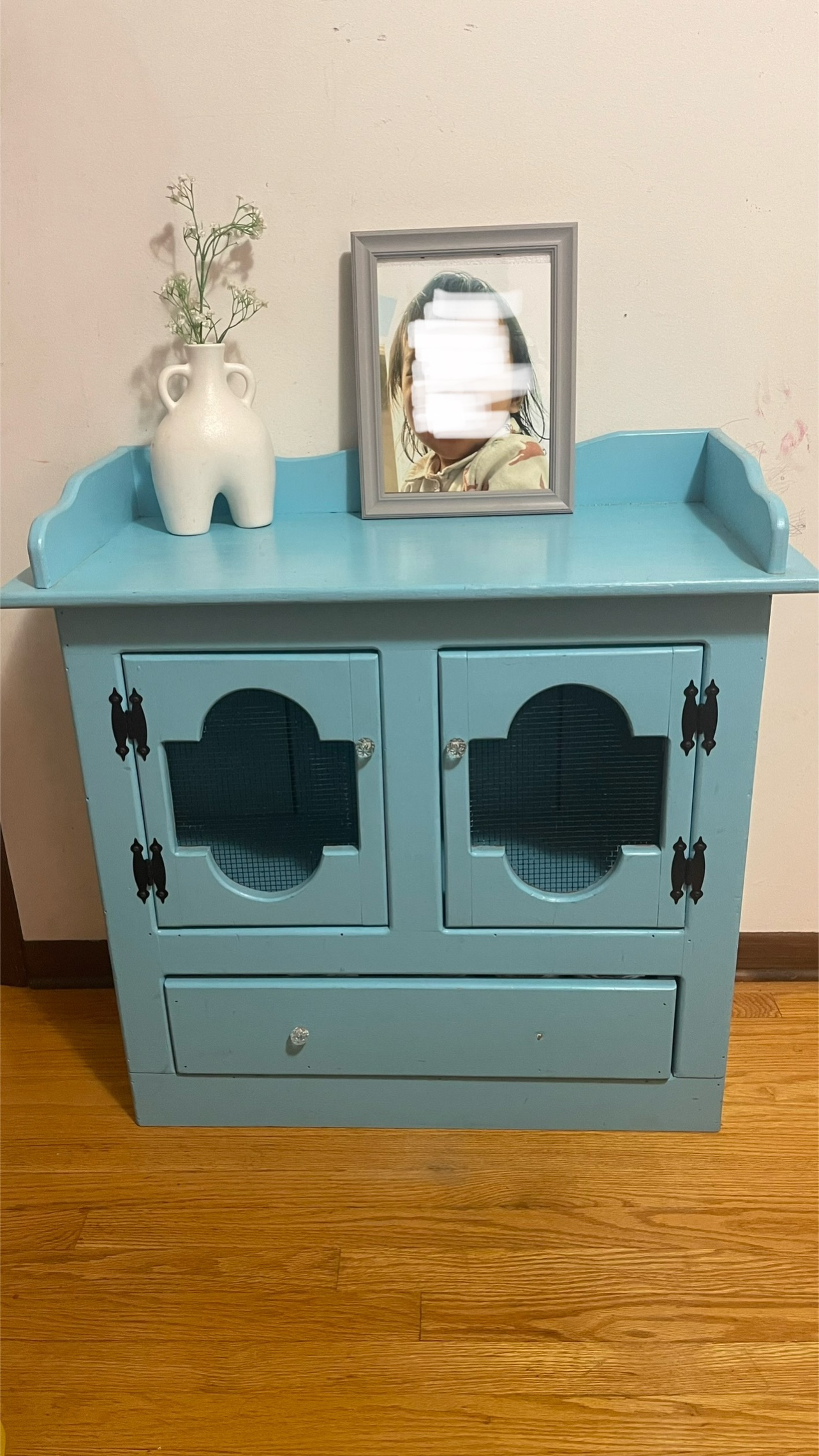 Blue Cabinet with Drawer Please Check more pictures