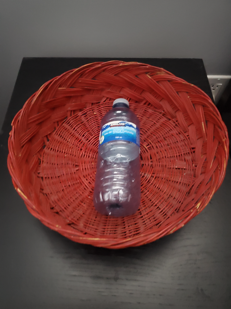 #freecycle Red Wicker Basket for Holding Things - photo 3