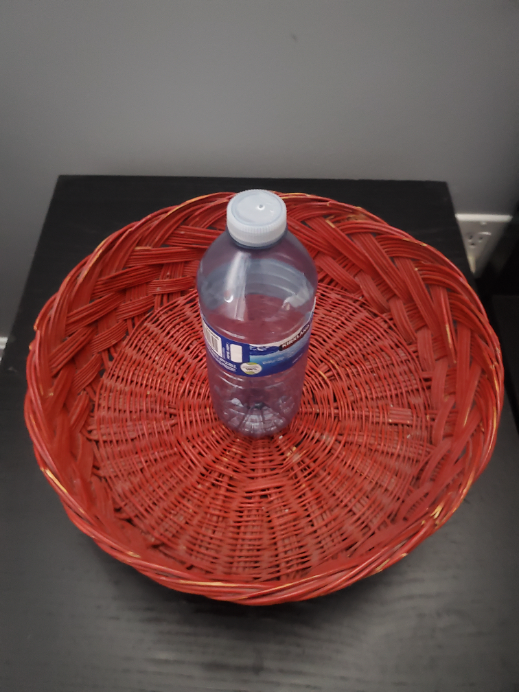 #freecycle Red Wicker Basket for Holding Things - photo 4