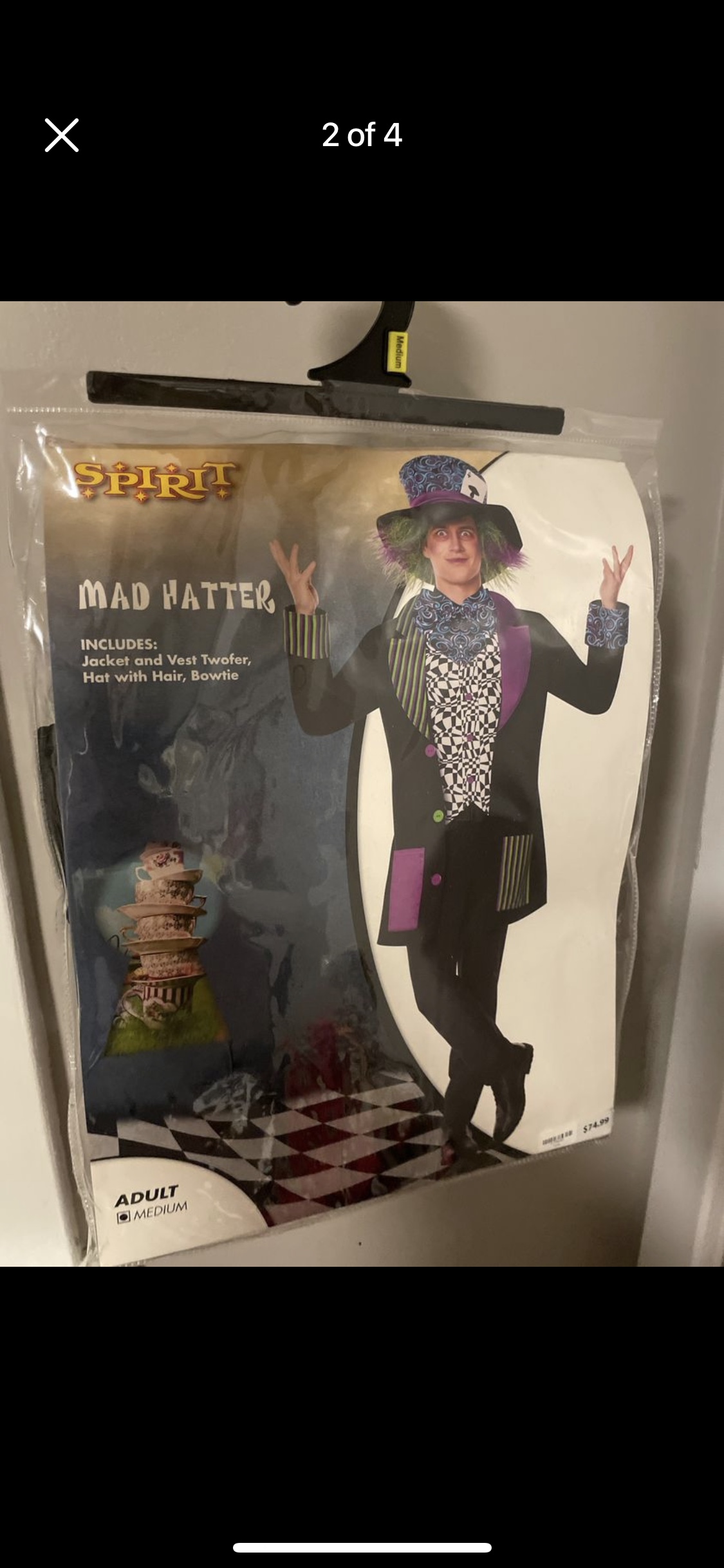 Spirit Halloween Mad Hatter Costume