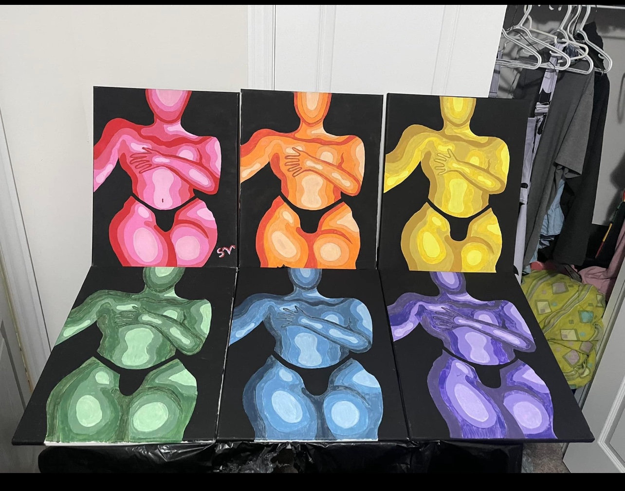 Thermal paintings