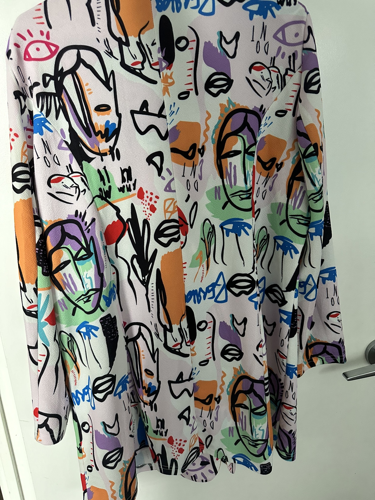 Abstract Print Blazer - photo 2