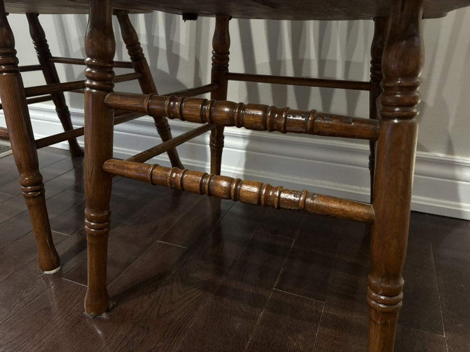 Two Wooden Dining Chairs - photo 2