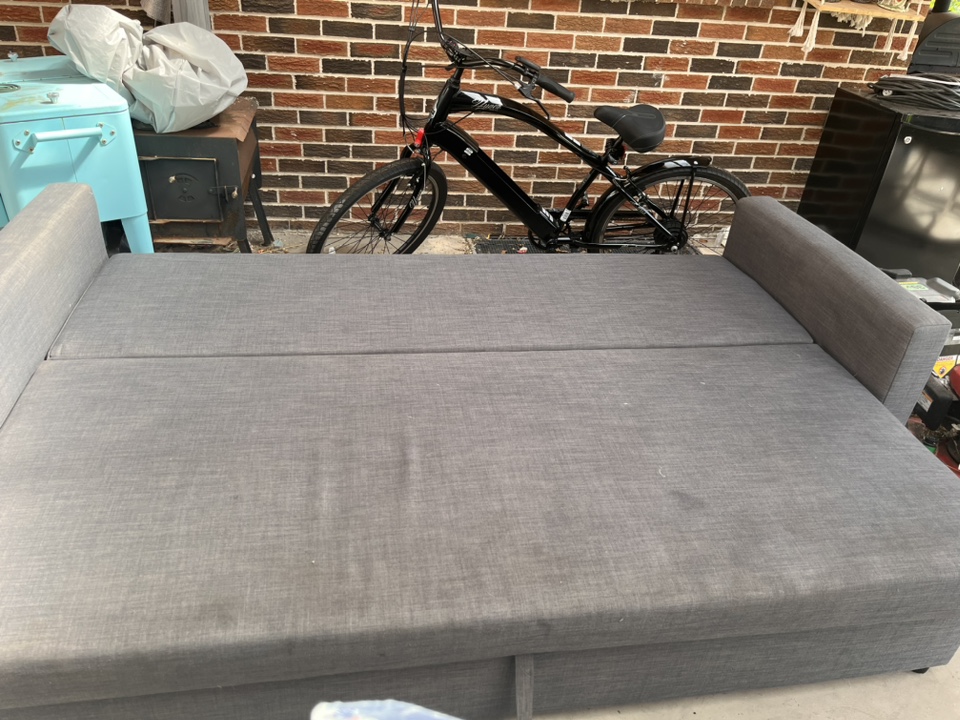 Grey IKEA Sofa Bed - photo 3