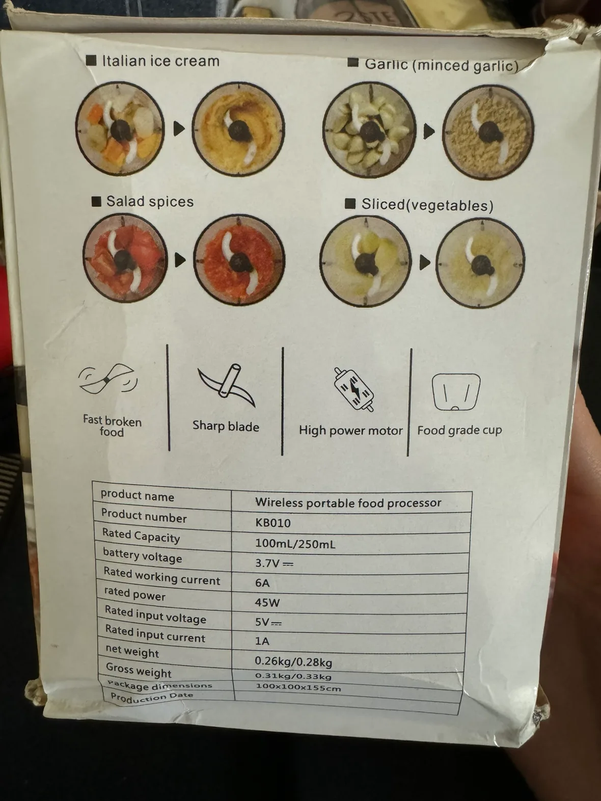 Mini Electric Food Chopper image indicator(3)