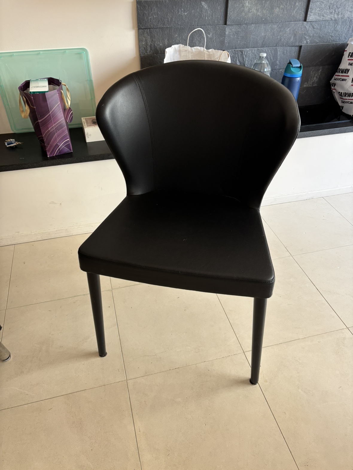 Set of 4 Black Dining Chairs - photo 2