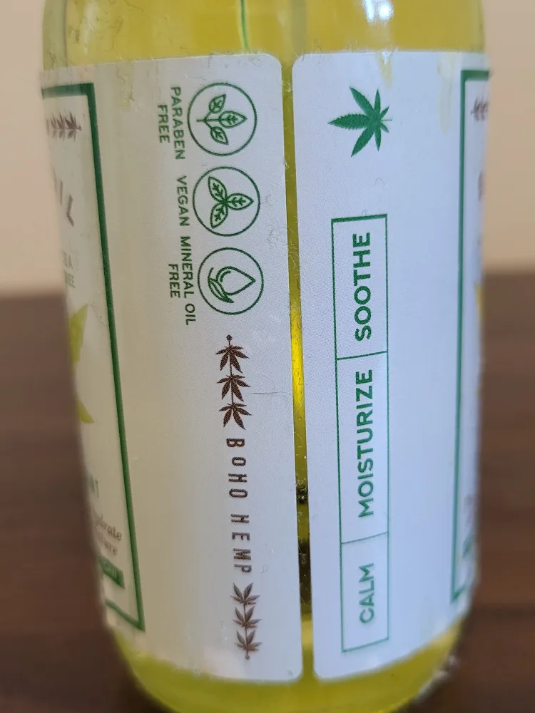 NEW! Hemp Eucalyptus Mint Body Oil image indicator(2)