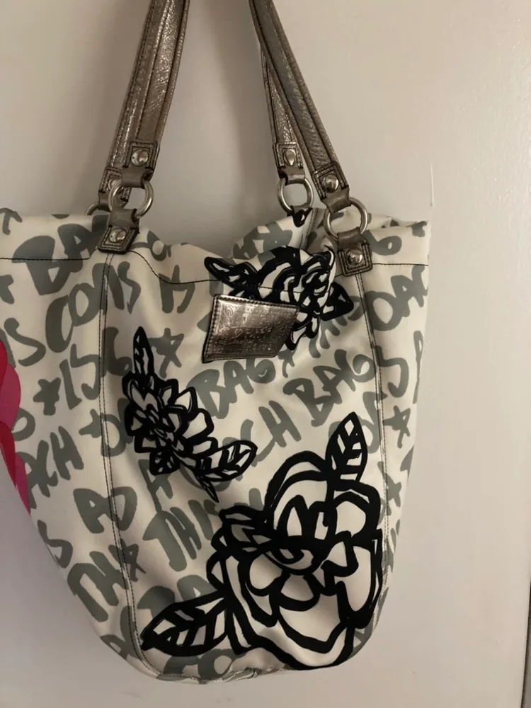 Coach poppy edition limited tote bag thumbnail