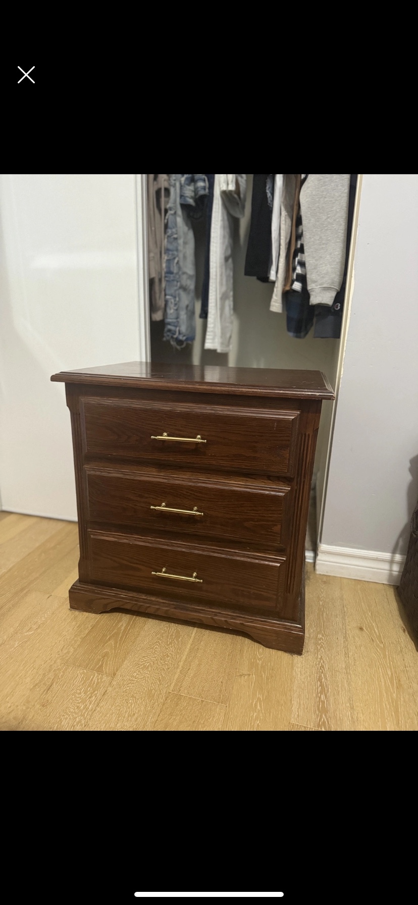 Wooden Nightstand
