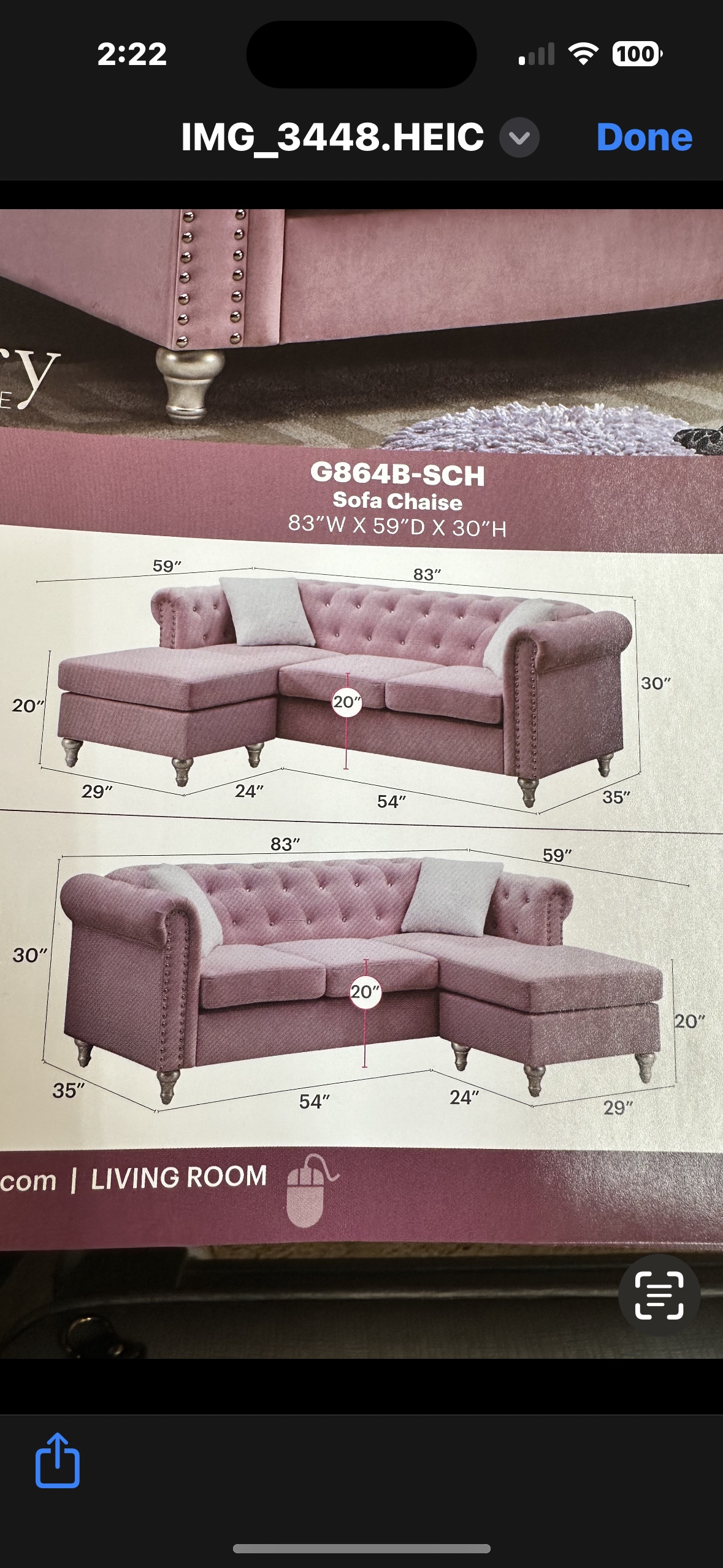 Couch - photo 2