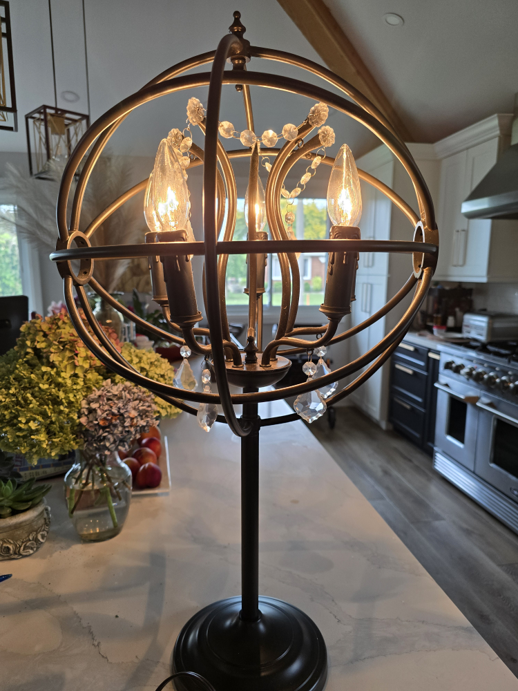Globe / Orb Table Lamp - photo 5