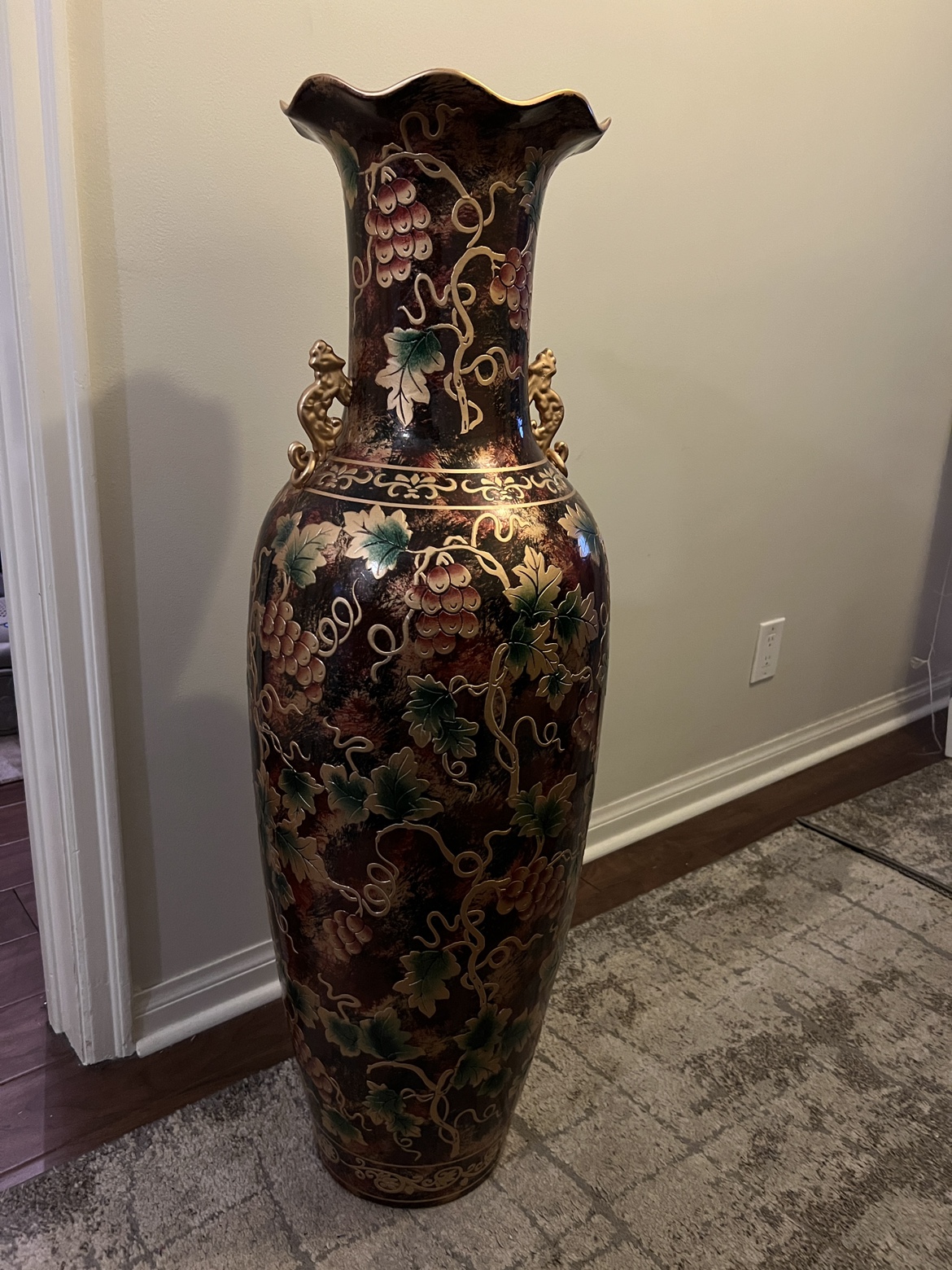 Antique Floral Vase - photo 2