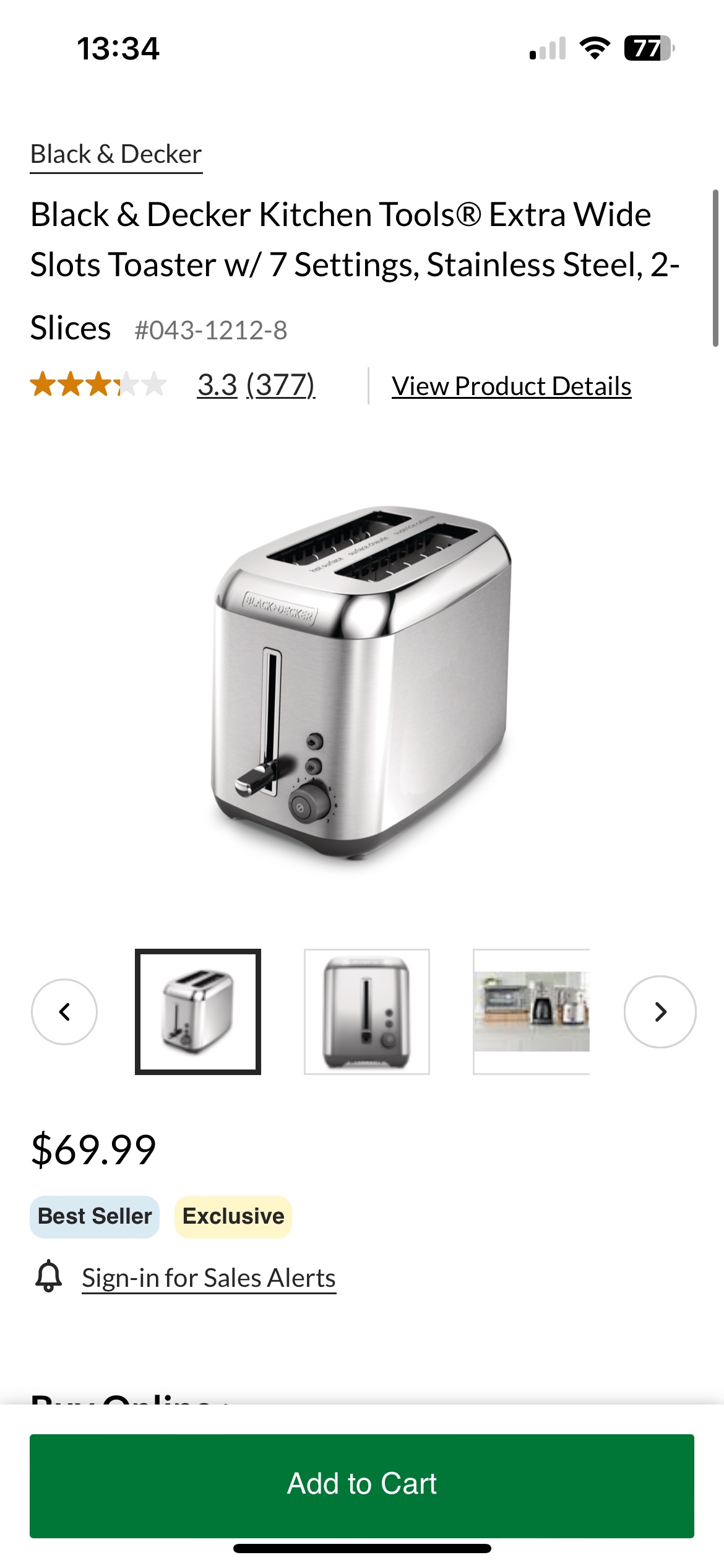 Black & Decker Toaster