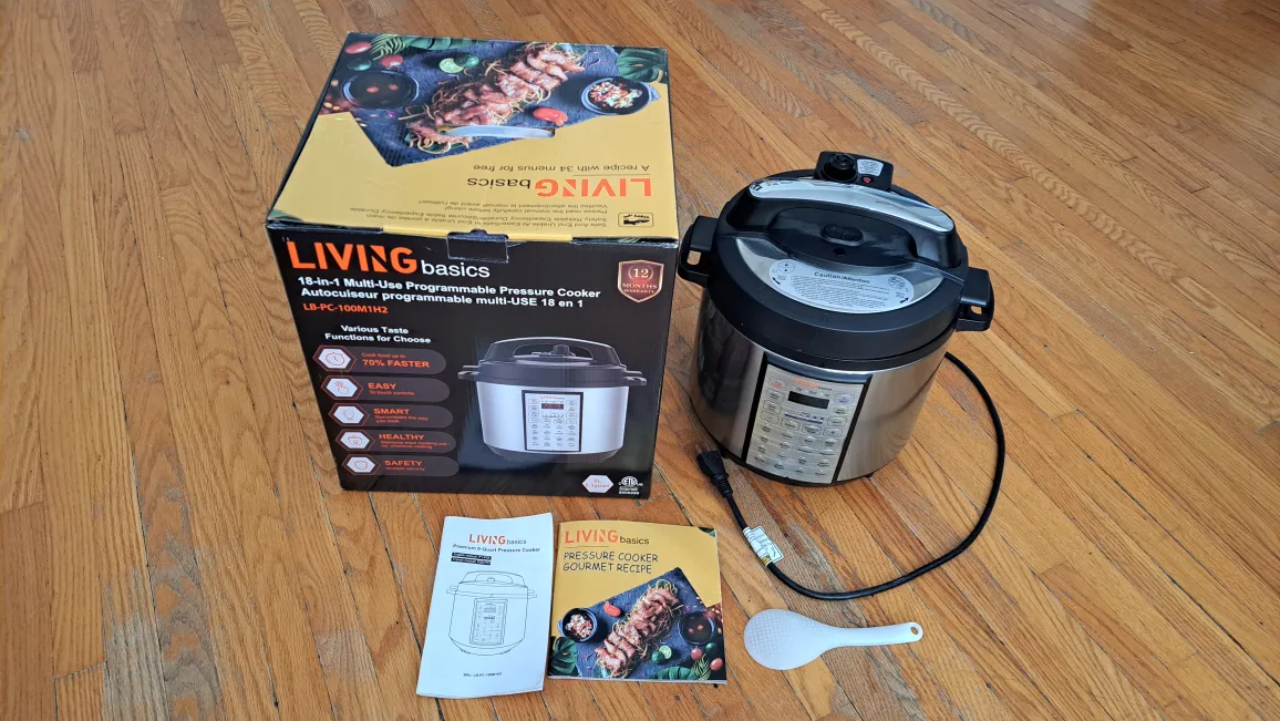 Living Basics 18-in-1 Multi-Use Programmable Pressure Cooker thumbnail