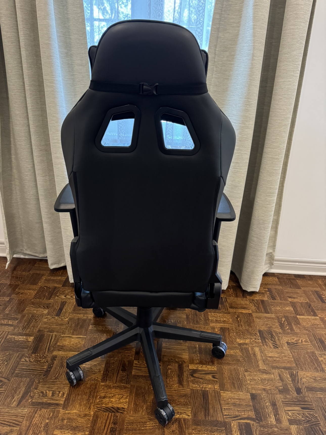 Gaming / Office Chair - Black PU Leather, 180° Recline - photo 2