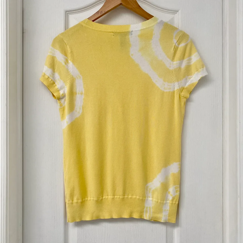 INC Yellow Tie-Dye Sweater image indicator(2)