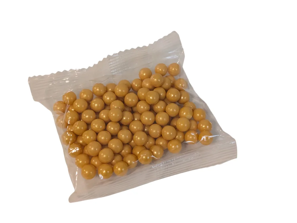 Gold Candy Balls for cupcakes #freecycle thumbnail