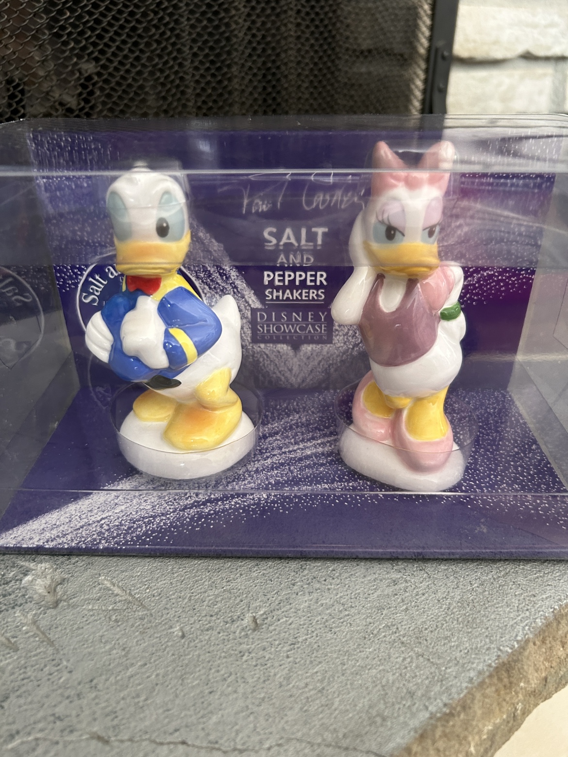 Disney Showcase Salt and Pepper Shakers