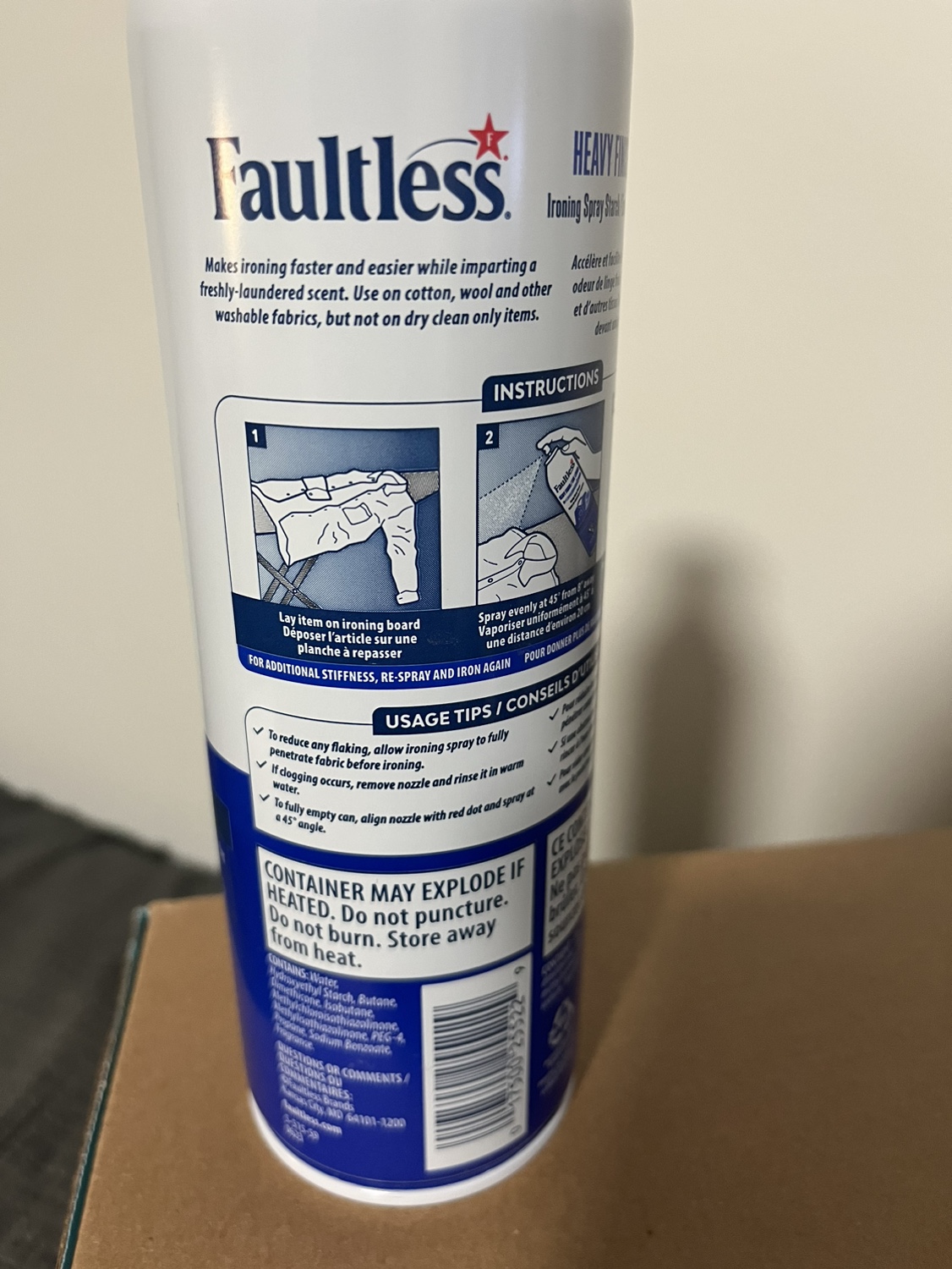 Faultless Ironing Spray Starch - photo 2