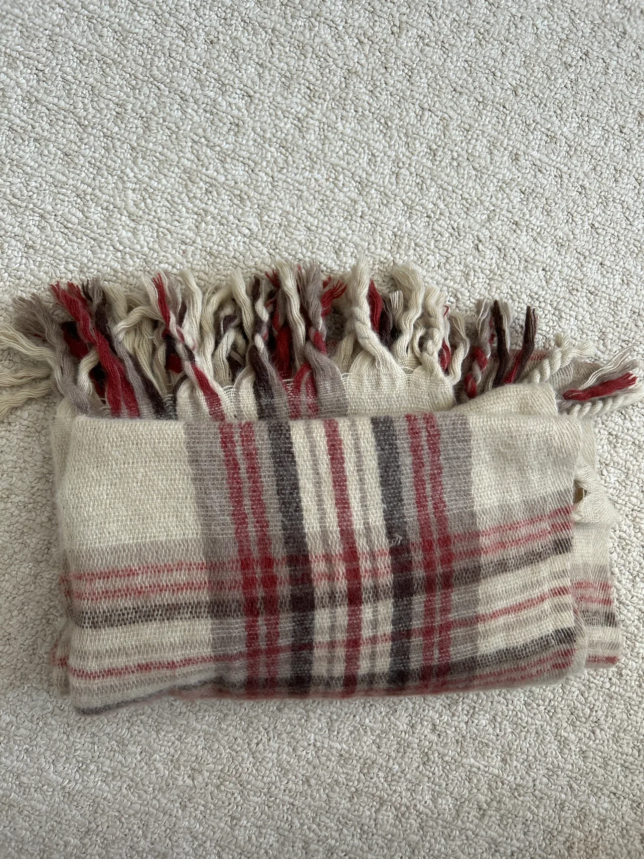 Large Plaid Scarf - Soft thumbnail