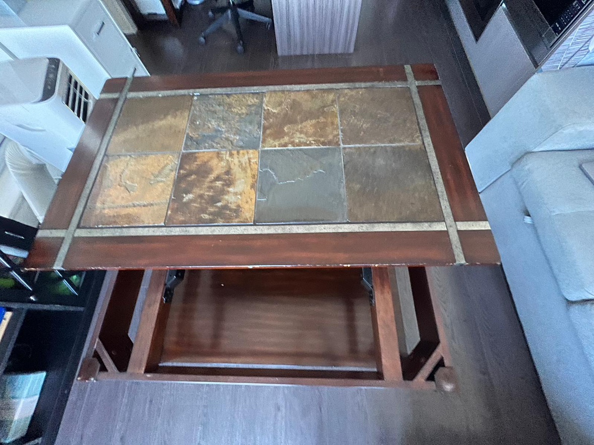 Coffee table with storage