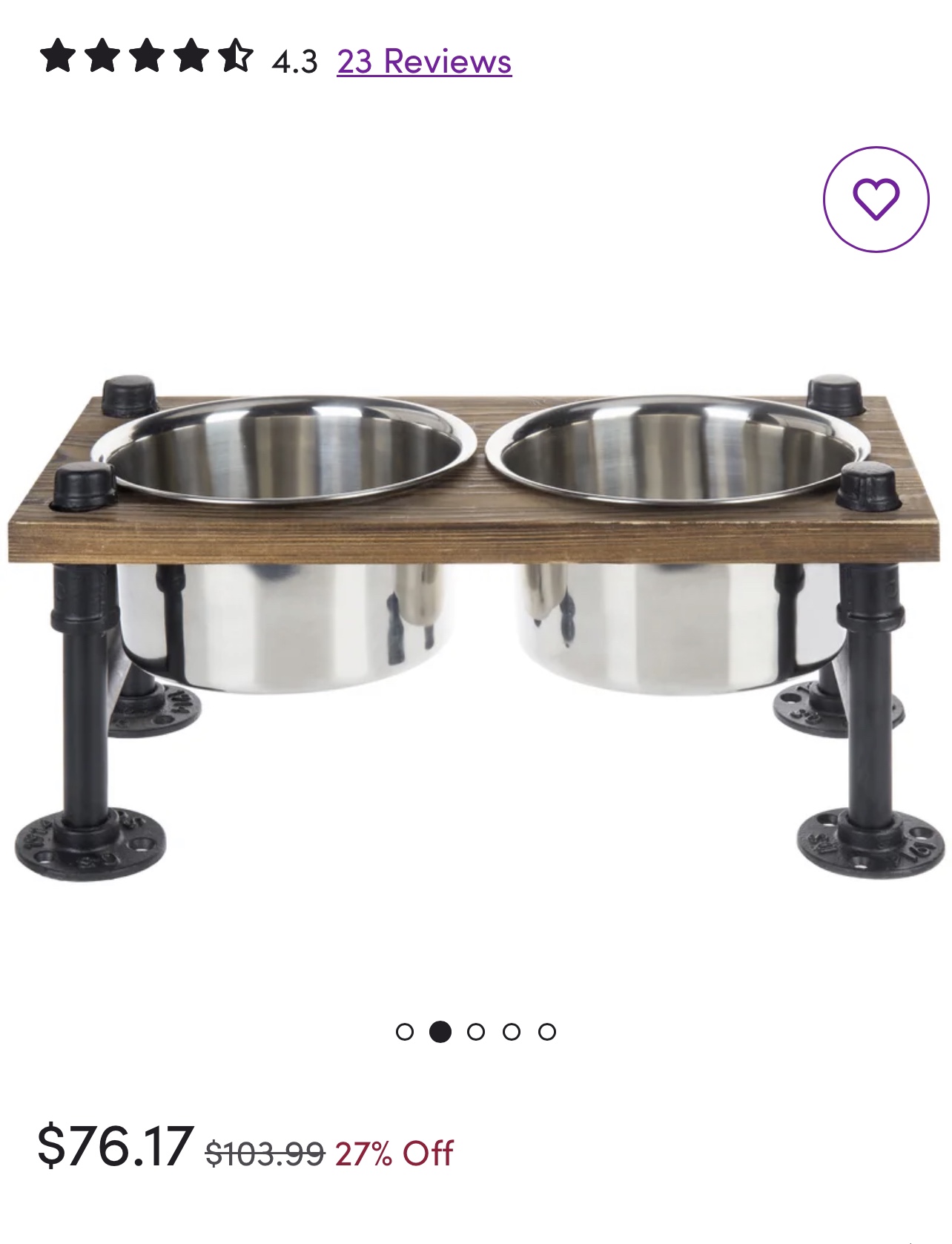 Elevated Dog Bowl Stand - photo 2