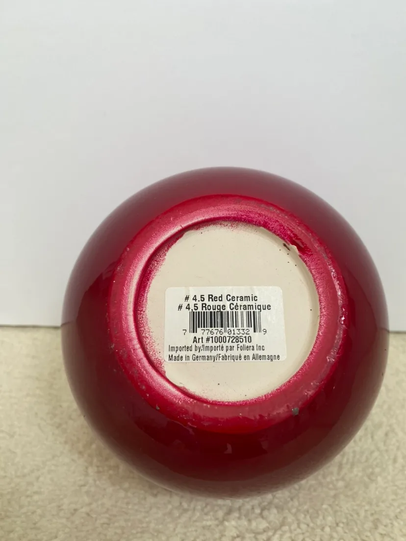 Spider Plant in Red ceramic Pot 4.5 inches image indicator(2)