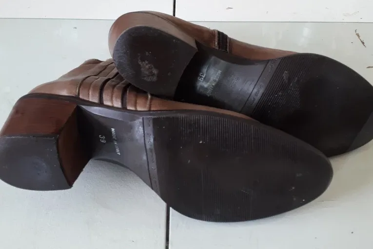 Brown Leather Ankle Boots image indicator(2)