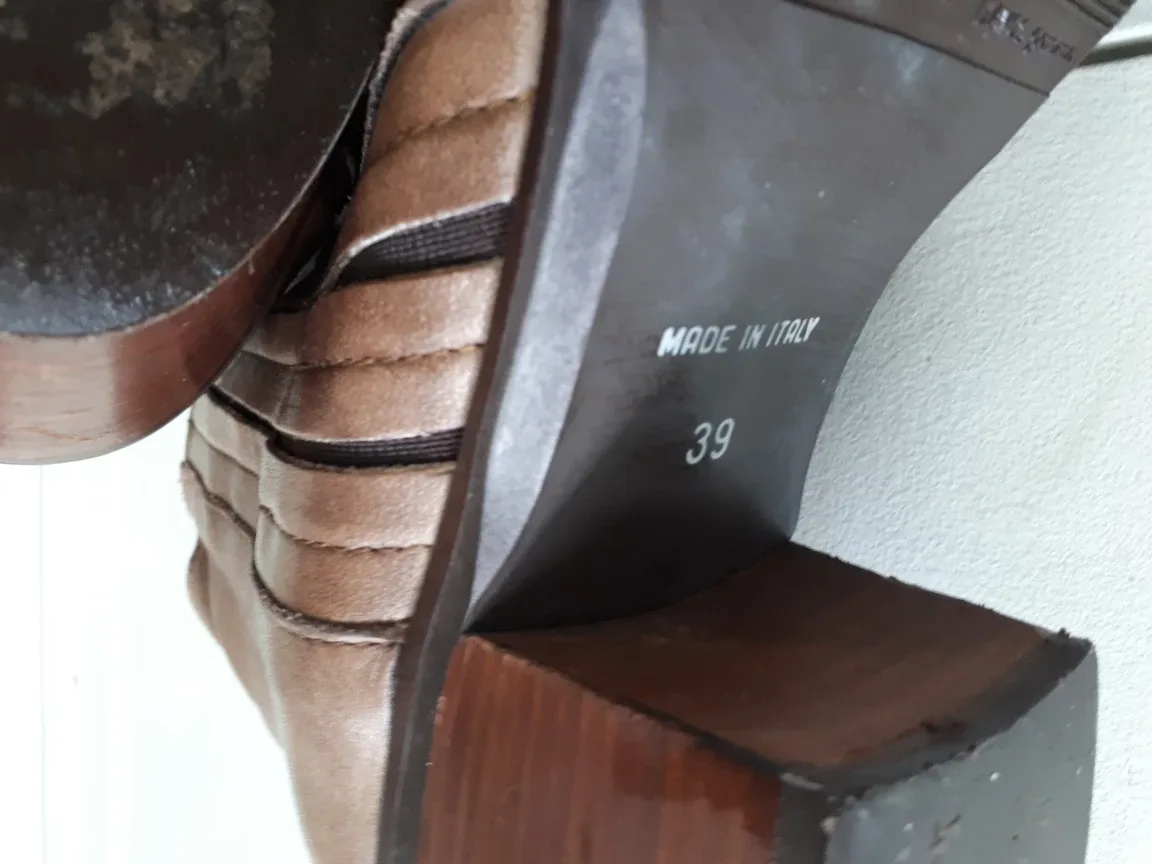 Brown Leather Ankle Boots image indicator(3)