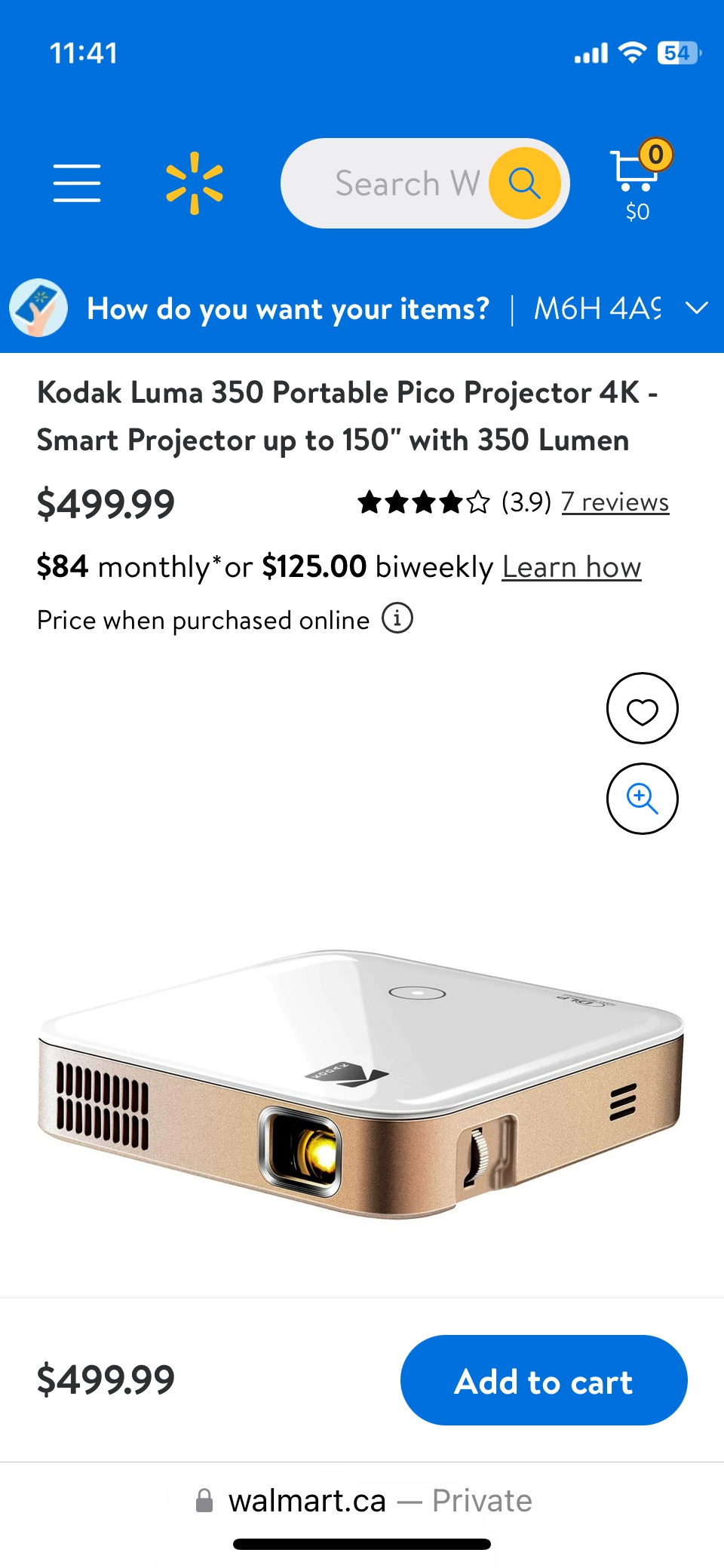 Kodak Luma 350 Portable Pico Projector