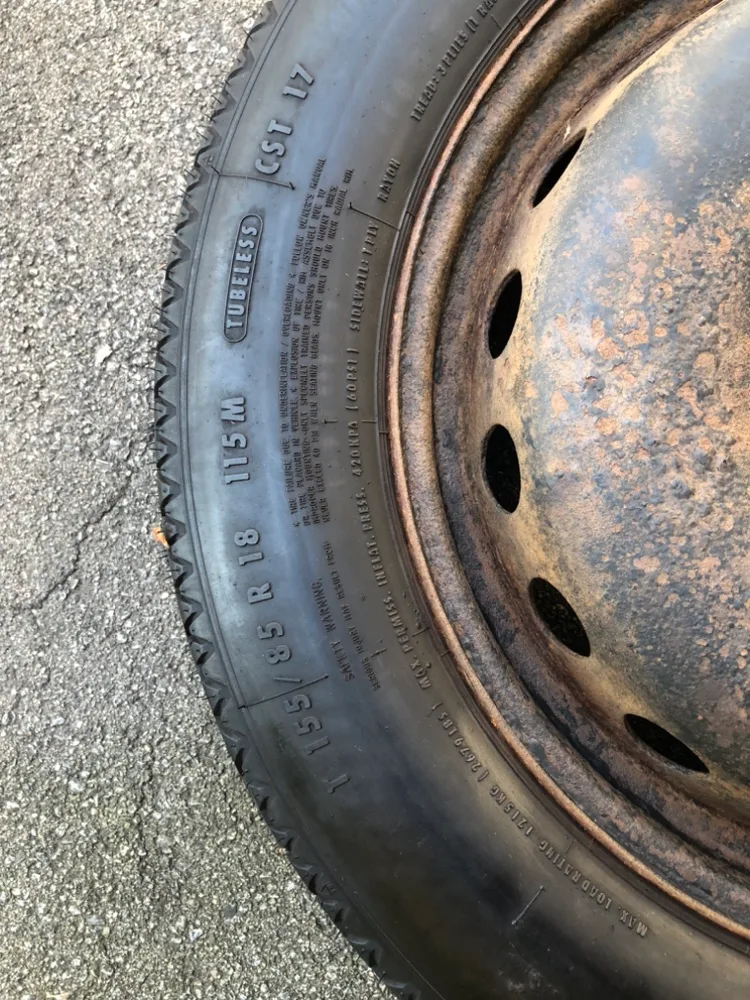 155/65 R18 Continental Spare Tire image indicator(2)