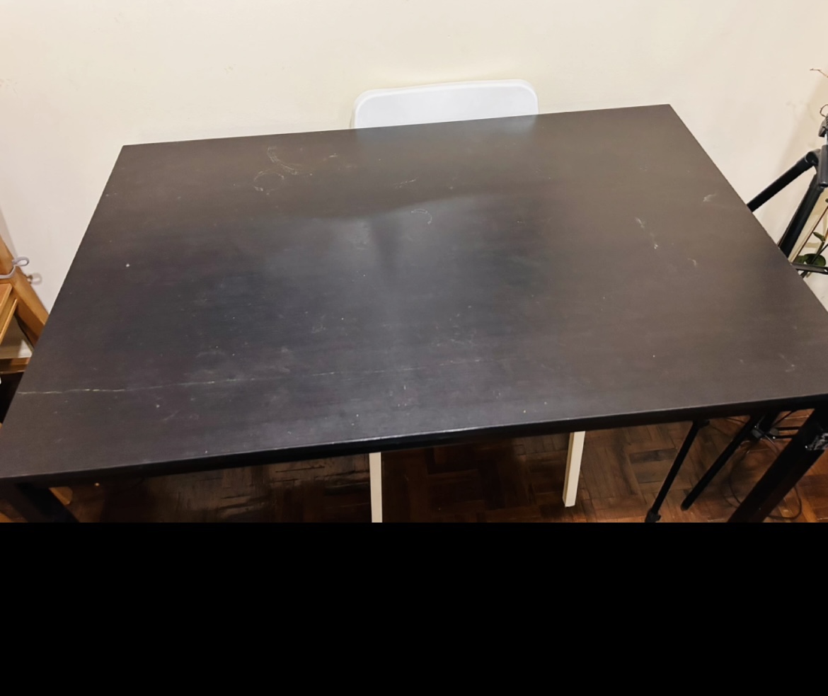 Ikea Black Dining Table - photo 2